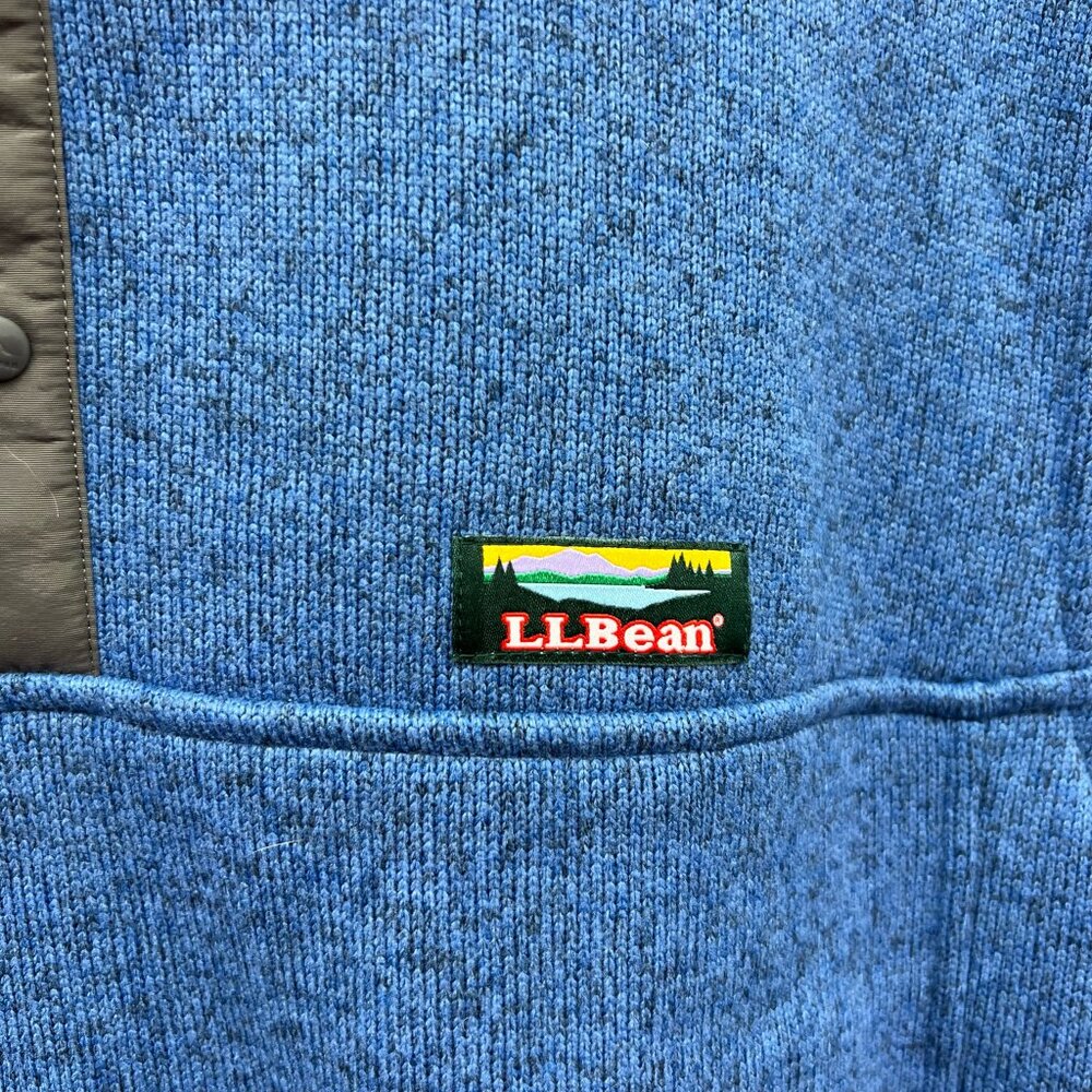LL Bean Quarter Button-up Sweater - Picture 3 of 4